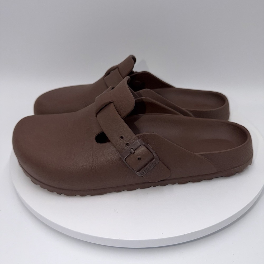 Birkenstock Boston EVA Women's Clog Sandals Brown Women's US 8 EU 39